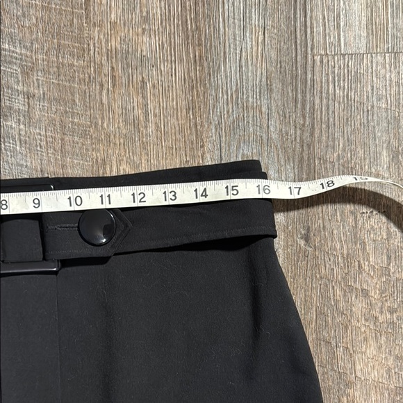 Kensie Black Pencil Skirt with Buttoned Belt - Picture 8 of 8